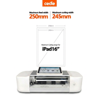 Máquina de Corte de Protectores de Pantalla para Celulares y PC CEDLE, para Pantallas Curvas, Plotter Automático de Película, Compatible con Cámaras y PC
