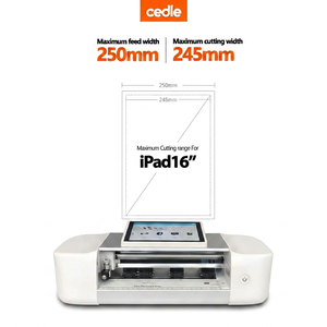Machine de découpe de films protecteurs d'écran pour téléphones portables et PC CEDLE, pour écrans incurvés, <span class=keywords><strong>traceur</strong></span> automatique de films, compatibilité caméra et PC - Product Image 2
