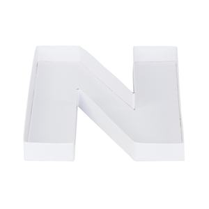 Boîte en carton en forme de lettre de l'alphabet de 8 pouces pour emballage de bonbons et chocolats - Product Image 4