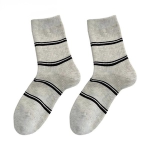 Women's Slouch <b>Socks</b> Mid-Calf Striped Checkered Breathable Casual <b>Socks</b> Random Colors Polyester Fiber - Product Image 5