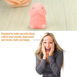 Jouet Mochi Dingding Souple et Compact à Rebond Lent, Anti-stress et Relaxant, pour la Concentration et la Décompression, Idéal pour les Fêtes et les Blagues - Product Image 3