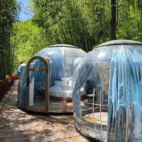 Tente Dôme PC de Luxe pour Hôtel avec Coque en Polycarbonate Préfabriquée pour Habitation