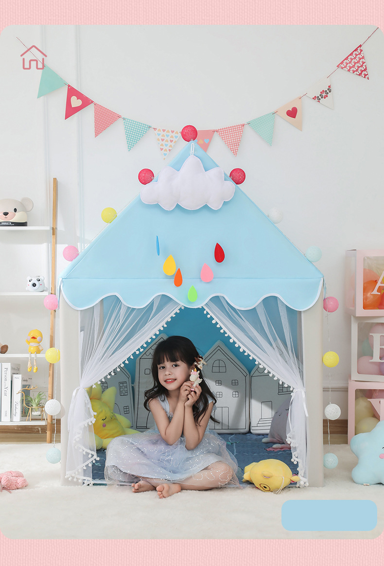 40CM Hexagonal Outdoor Camping Tent Pink Princess Castle Playhouse Outdoor ODM