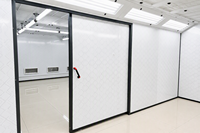 Cabine de séchage infrarouge 30KW pour revêtement de bois, éclairage LED, système d'air forcé pour ligne de finition de meubles et armoires Longxiang