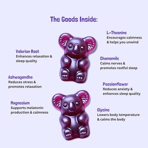 Gummies personnalisées pour le sommeil, Gummies à la mélatonine, Compléments végétaliens pour améliorer la qualité du sommeil et la mémoire - Product Image 5