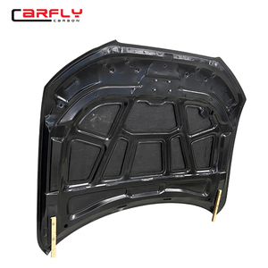 Para Audi A4 S4 B8 Panel de capó original Estilo OEM con capo de fibra de carbono - Product Image 2