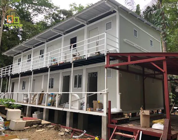 2 story 40 ft hurricane proof container office luxurious prefab houses mobile hotel homes casas prefabricadas in nepal price