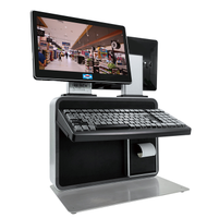 13.3 pouces écran fenêtres pos machine avec scanner et imprimante 58MM