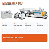 Ligne d'extrusion multicouche automatique avancée JDLF avec PLC Mitsubishi pour la production d'emballages en papier aseptique