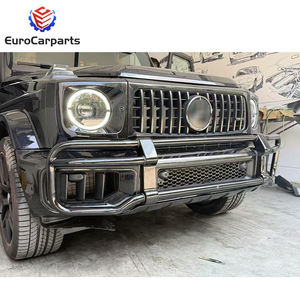 2025 negro brillante clase G Bull Bar W465 G63 protector de parachoques delantero nuevos kits de carrocería de coche W465 protector de parachoques con soporte - Product Image 4