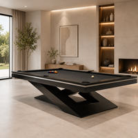 Meilleures ventes : Tables de billard 3-en-1 de luxe modernes en bois massif, avec plateau en ardoise personnalisé, haut de gamme, pour l'intérieur, utilisables également comme tables de ping-pong et de salle à manger