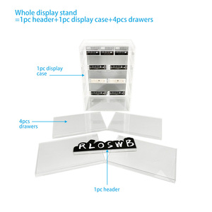 Espositore in acrilico trasparente a 4 strati APEX per accessori da collezione - Product Image 6