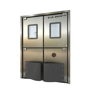 Porta <span class=keywords><strong>a</strong></span> Battente <span class=keywords><strong>a</strong></span> Doppia <span class=keywords><strong>Anta</strong></span> in Acciaio Inox per Cucine Industriali, Modello 2022, Vendita Calda - Product Image 2