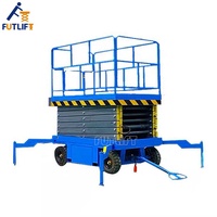 FUTLIFT – Plateforme élévatrice mobile télescopique électrique à ciseaux, mini-nacelle hydraulique, capacité 2000 kg, plateforme 18 m – Excellent rapport qualité-prix