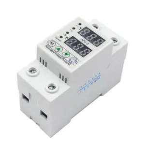 40amps Din Rain Over Current Voltage Protector AC 1-63A 220V 230V Adjustable Voltage Relay Protection