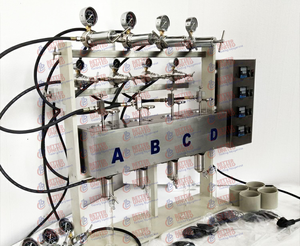 HTHP फिल्टर प्रेस चार गिरोह ड्रिलिंग तरल पदार्थ परीक्षण उपकरण - Product Image 4