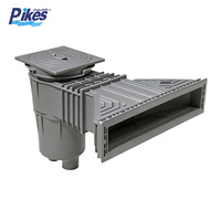 Écumoire à large ouverture Pikes New Wall, en ABS, pour la filtration et le nettoyage des piscines, interface filetée, écumoire plus grande à vendre