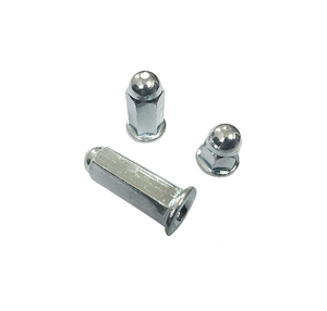 Tuerca de acero inoxidable 316, M3, m4, m5, DIN1587, cúpula de corona hexagonal, tapa de acorn, m8 - Product Image 4