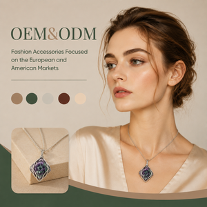 Collares con colgante de plata al por mayor OEM/ODM, joyería de fluorita envuelta en alambre para mujer - Product Image 1