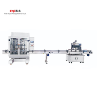 Machine de remplissage et de scellage automatique de liquides sur convoyeur à commande PLC pour applications chimiques et de boissons
