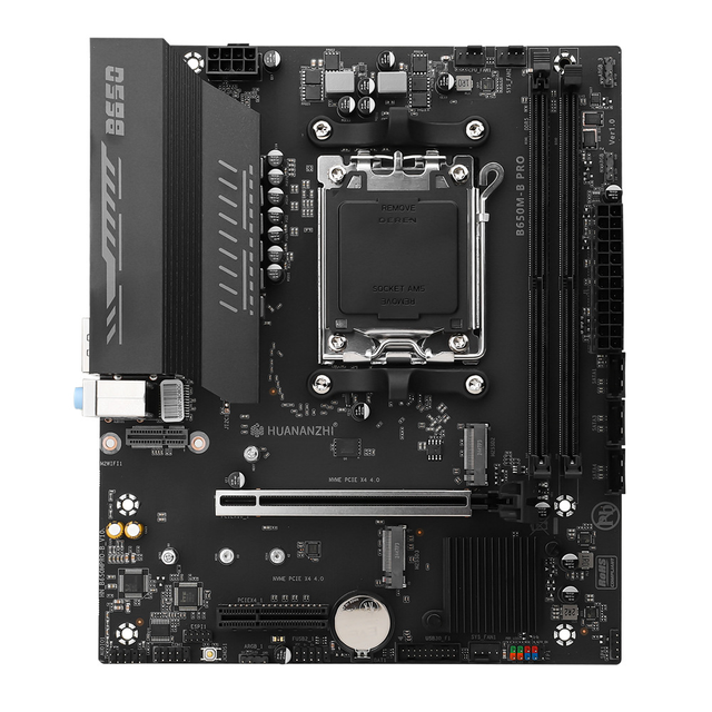 Factory-Direct B650M B-PRO AMD AM5 Desktop Motherboard - Supports Ryzen 5/7 7000-9000 Series, Dual DDR5 (EXPO), NVMe M.2, WIFI