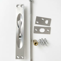 Loquet de porte à levier traditionnel en laiton massif, avec tige de 10 pouces, installation facile, vente en gros