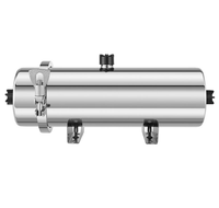 Filtre à eau pour toute la maison en acier inoxydable avec emballage extérieur en film UF, pour cuisine, salle de bain, robinet