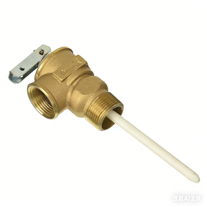 Válvula de alivio de presión automática sin plomo de 3/4" MNPT x 3/4" FNPT y 150 PSI con sonda de extensión de temperatura y palanca para válvula de seguridad - Product Image 5