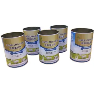 Wholesale Food Grade Empty Tin Cans For Milk Powder Food Coffee Packaging Tinplate Box Cans