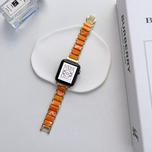 Correa Híbrida de Resina y Metal para Apple Watch Ultra 2/1 Series 10 9 8 7 6 5 SE, Venta al Por Mayor de Fábrica Upro, Brazalete para Reloj de Mujer - Product Image 4