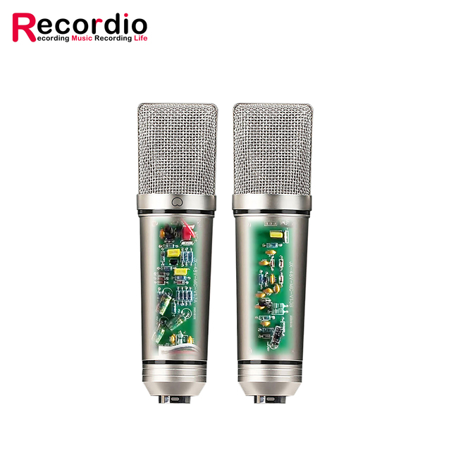 GAM-V87 F Professional Condenser Microphone Podcasting Studio Recording Condenser Mic Kit 48V Phantom XLR Microfones