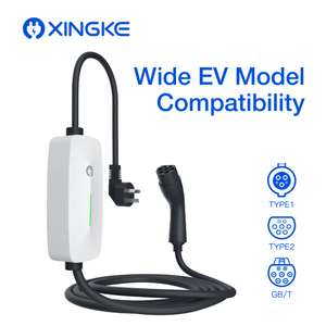 Nuevo Cargador para Vehículos Eléctricos EVSE Nivel 2 220V 16A Portátil con Corriente Ajustable, <span class=keywords><strong>Cable</strong></span> de <span class=keywords><strong>3.5</strong></span>-5m Tipo 2 para Uso Doméstico - Product Image 2