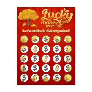 Golden Winning Style <span class=keywords><strong>Scratch</strong></span> Card Benutzer definierter Siebdruck Preis Daten Design Oem Odm Hersteller - Product Image 4