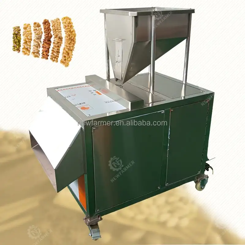 Machine automatique à trancher et à découper les amandes à la pistache en acier inoxydable