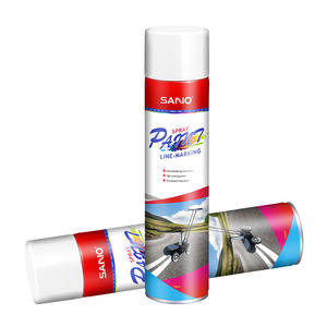 <span class=keywords><strong>Peinture</strong></span> de marquage d'aérosol à séchage rapide, <span class=keywords><strong>peinture</strong></span> de marquage de <span class=keywords><strong>ligne</strong></span> d'espace de stationnement de terrain de badminton, <span class=keywords><strong>peinture</strong></span> en aérosol pour dispositif de marquage 750ml - Product Image 1