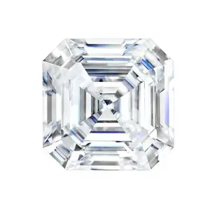 Loose Moissanite Small Custom Pass Diamond Test VVS Stone Price Per Carat Fancy Cut Super White Elongated Emerald Cut Moissanite