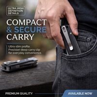 Couteau pliant tactique G10 à lame Tanto, couteau de poche à ouverture rapide, vis pivotante laser, verrouillage Liner Lock, EDC, pour activités de plein air, camping et usage industriel