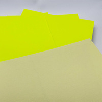Papier autocollant fluorescent personnalisé à gratter A4, feuilles d'étiquettes imprimables en couleur pour l'école, le bureau, l'organisation d'entrepôt