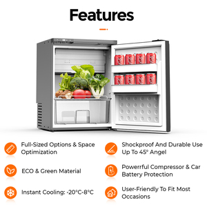 Alpicool Cr90 RV Tủ Lạnh 12V Máy Nén Cooler AC DC Kép Sử Dụng Tủ Đông Dễ Dàng Để Cài Đặt Xách Tay Tủ Lạnh Cho Xe Tải Van Du Thuyền - Product Image 3