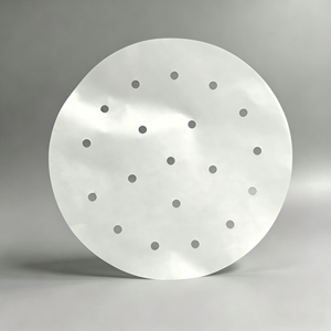 Papier de cuisson rond perforé en vrac, double face en silicone, poids personnalisé, diamètre sur mesure disponible - Product Image 4