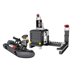 COGO 3D Bloques de Construcción de Plástico para Niños, 8 en 1, Juego de Construcción de la Ciudad, <span class=keywords><strong>SWAT</strong></span>, Ladrillos de Ensamblaje, Juguetes para Niños - Product Image 4