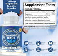 Capsules de complexe de magnésium en marque privée OEM/ODM, complément de magnésium avec plusieurs formes, formule personnalisée en marque privée