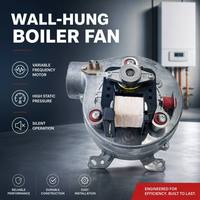 Ventilateur centrifuge en fonte haute efficacité 56W pour chaudière, capteur de hall, CA 220V, commandes ODM/OEM personnalisées acceptées