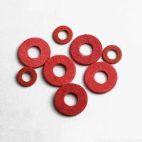 Kit de rondelles plates en fibre de papier d'acier rouge rondelle d'isolation assortie M2 M3 M4 M5 M6 M7 M8 tailles rondelles