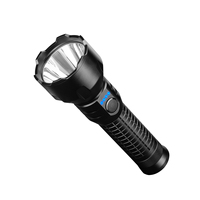 Lampe torche tactique 10W à focalisation fixe en alliage d'aluminium, brise-vitre, indicateur de batterie, pour le camping, les situations d'urgence, lampe torche LED rechargeable