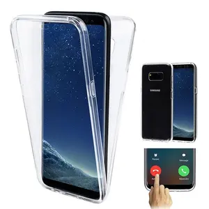 Für Samsung S10 S10 Lite Hülle 360 Telefonhülle Mobiltelefongehäuse transparente Rückenabdeckung
