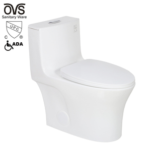 Amerikanisches ADA Badezimmer Traditionelles WC Wassers chrank Benutzer definierte Keramik Längliche Kommode Porzellan Siphonic Einteilige Toilette Für Villa - Product Image 1