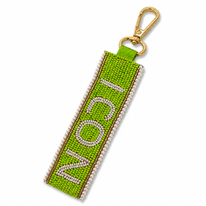Porte-clés ICON fait main Sstringz avec perles, breloque de sac mignonne et tendance, accessoire cadeau personnalisé pour clés, sacs à dos et sacs à main - Product Image 3
