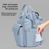 Sac de maternité transfrontalier pour jeunes mamans, grande capacité, multifonctionnel, portable, léger, antibactérien, imperméable en tissu Oxford