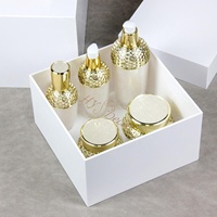 HY Personnaliser Acrylique Plateau Dessert Stand Dessert Affichage Cube Blanc Plinthes Gâteau Stand